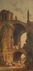 Paysage avec ruines, 1802